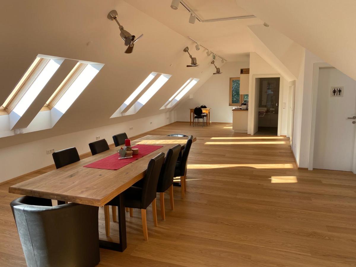 Salzburg-Loft Im Stadtteil Leopoldskron-Moos 120Qm Mit Balkon & Untersbergblick エクステリア 写真