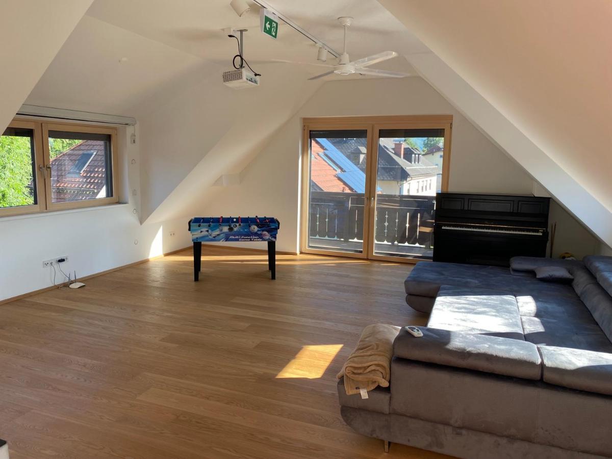 Salzburg-Loft Im Stadtteil Leopoldskron-Moos 120Qm Mit Balkon & Untersbergblick エクステリア 写真